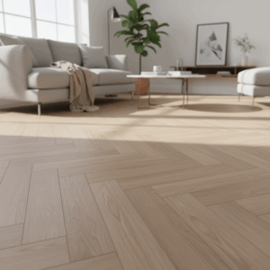 PVC vloer visgraat Speedheat elektrische vloerverwarming elektrische vloerverwarming PVC visgraat